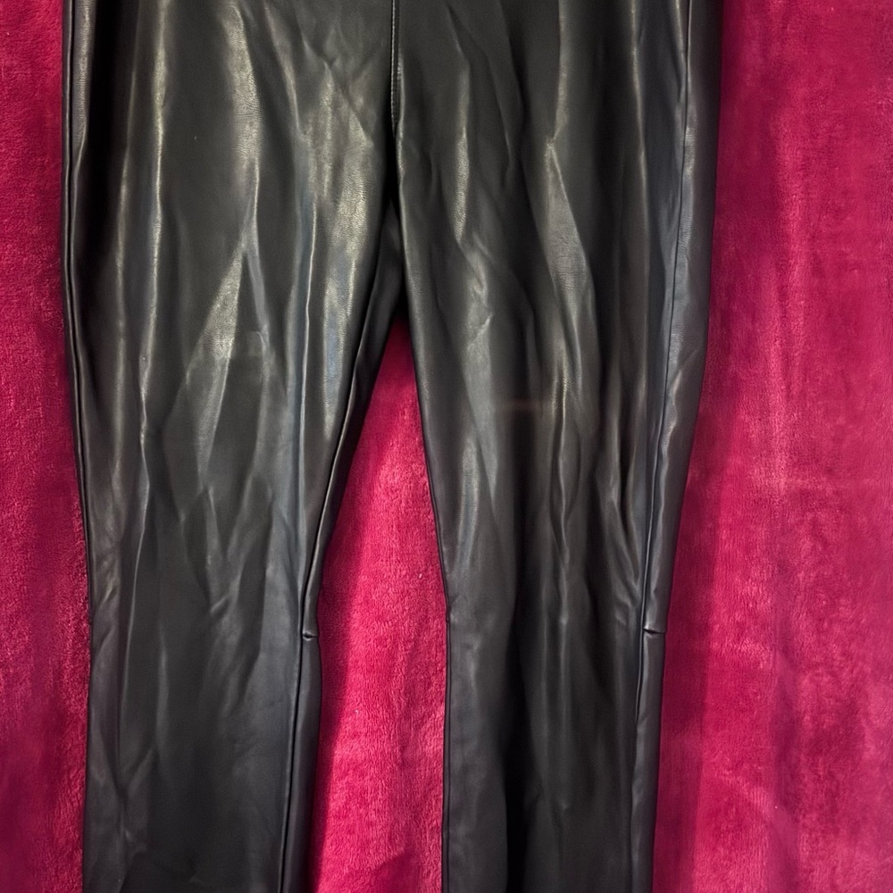 Blank NYC Black Leather Leggings